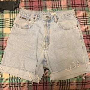 Calvin Klein vintage jean shorts